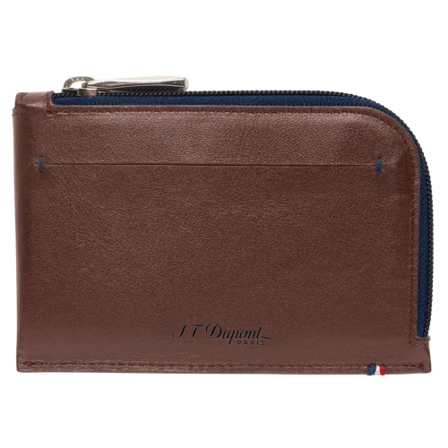 Porta Cartões ST Dupont Slim Castanho/Azul