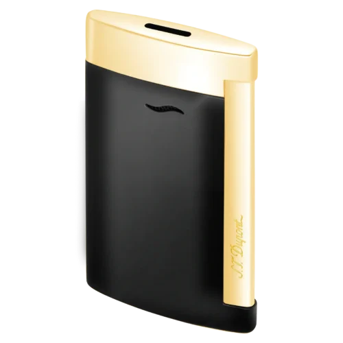 Isqueiro ST Dupont Slim 7 Preto/Dourado