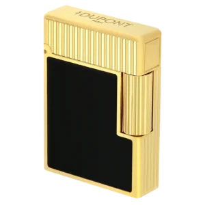 Isqueiro ST Dupont L1 Vert.Line Black/Gold