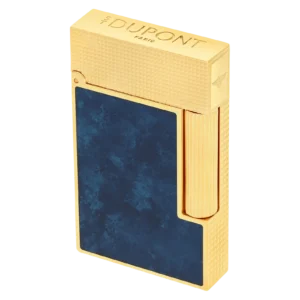 Isqueiro ST Dupont L2 Cling Popote Blue/YG