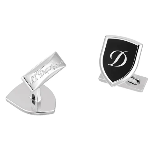 Botões de Punho ST Dupont Blason Black/Pall