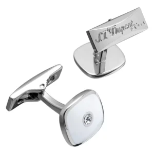 Botões de Punho ST Dupont White/Pal